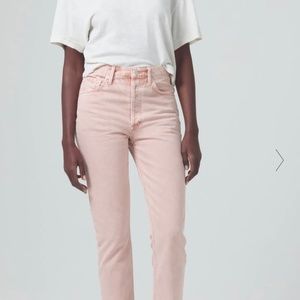 Citizens of Humanity blush colored high rise jeans size 29 NWT